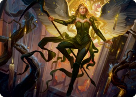 Sigarda, Champion of Light Art Card [Innistrad: Midnight Hunt Art Series] | Enigma On Main