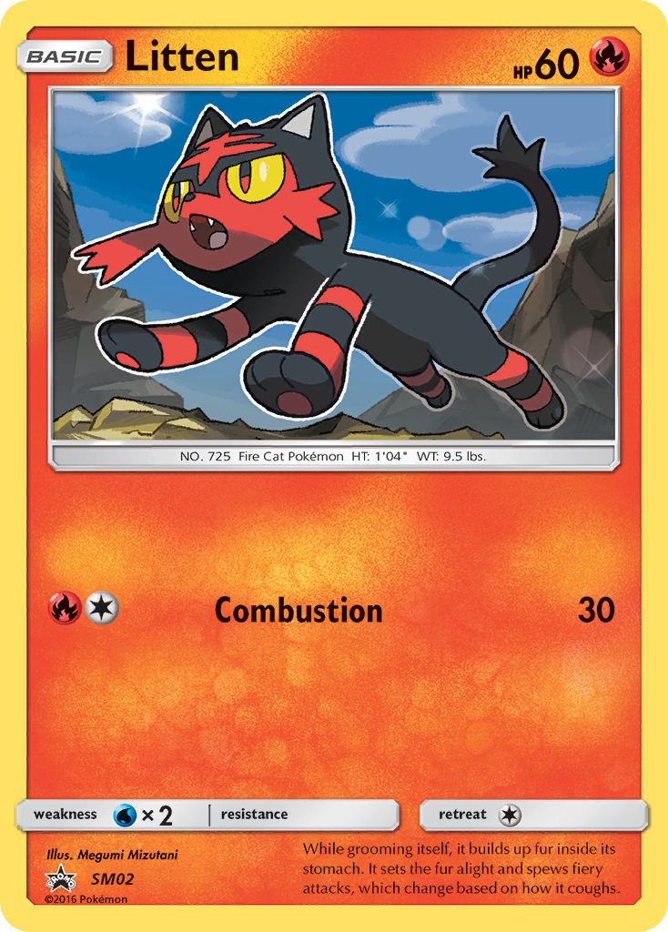 Litten (SM02) [Sun & Moon: Black Star Promos] | Enigma On Main