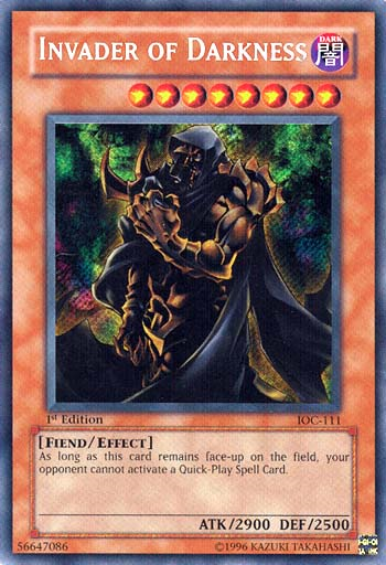 Invader of Darkness [IOC-111] Secret Rare | Enigma On Main