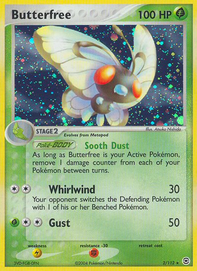 Butterfree (2/112) [EX: FireRed & LeafGreen] | Enigma On Main