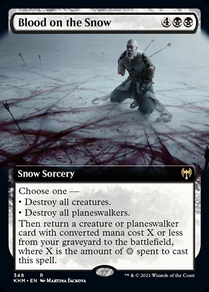 Blood on the Snow (Extended Art) [Kaldheim] | Enigma On Main