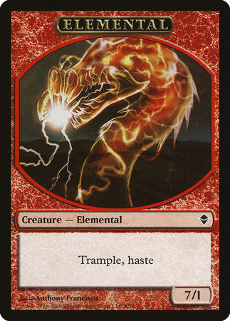 Elemental Token [Zendikar Tokens] | Enigma On Main