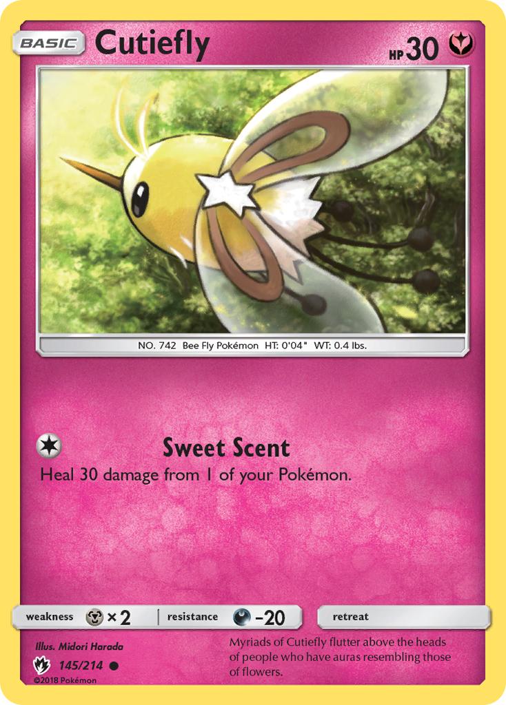 Cutiefly (145/214) [Sun & Moon: Lost Thunder] | Enigma On Main