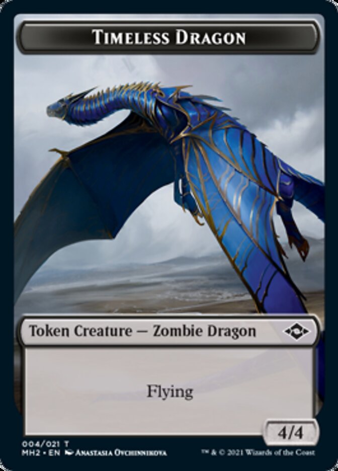 Timeless Dragon Token [Modern Horizons 2 Tokens] | Enigma On Main