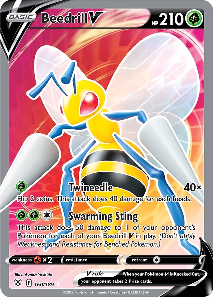 Beedrill V (160/189) [Sword & Shield: Astral Radiance] | Enigma On Main