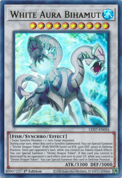 White Aura Bihamut [LED7-EN056] Ultra Rare | Enigma On Main