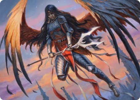 Liesa, Forgotten Archangel Art Card [Innistrad: Midnight Hunt Art Series] | Enigma On Main