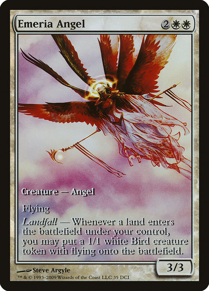 Emeria Angel (Game Day) (Extended) [Zendikar Promos] | Enigma On Main