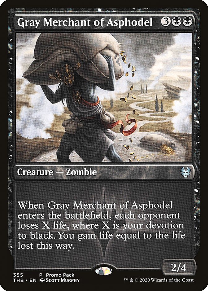 Gray Merchant of Asphodel (Promo Pack) [Theros Beyond Death Promos] | Enigma On Main