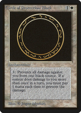 Circle of Protection: Black [Limited Edition Beta] | Enigma On Main