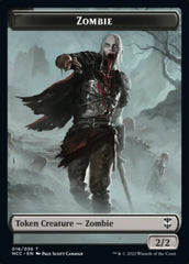 Zombie // Goat Double-sided Token [Streets of New Capenna Commander Tokens] | Enigma On Main