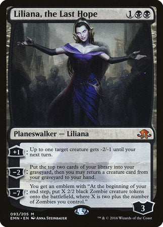 Liliana, the Last Hope [Eldritch Moon] | Enigma On Main