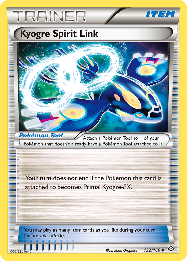 Kyogre Spirit Link (132/160) [XY: Primal Clash] | Enigma On Main