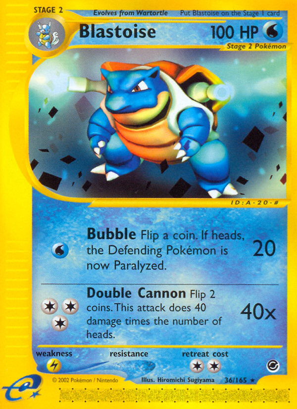 Blastoise (36/165) [Expedition: Base Set] | Enigma On Main