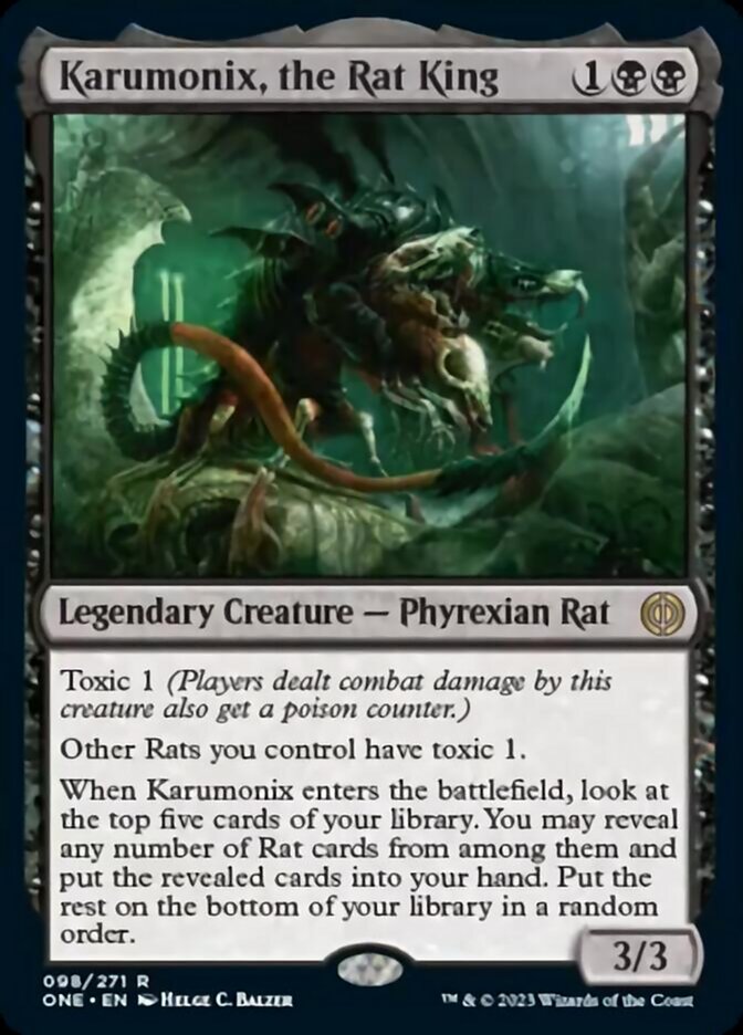 Karumonix, the Rat King [Phyrexia: All Will Be One] | Enigma On Main