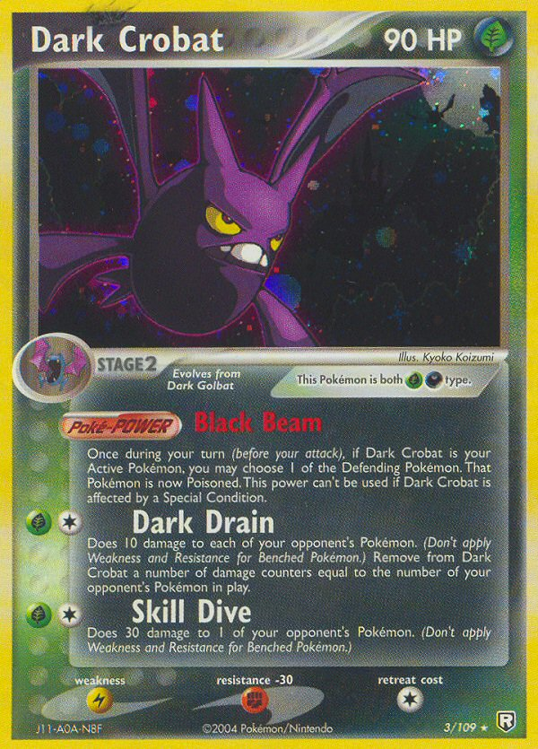 Dark Crobat (3/109) [EX: Team Rocket Returns] | Enigma On Main