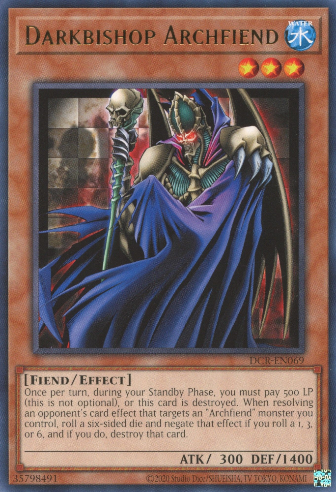 Darkbishop Archfiend [DCR-EN069] Rare | Enigma On Main