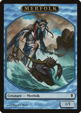 Merfolk Token [Zendikar Tokens] | Enigma On Main