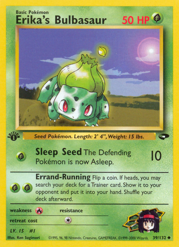 Erika's Bulbasaur (39/132) [Gym Challenge 1st Edition] | Enigma On Main