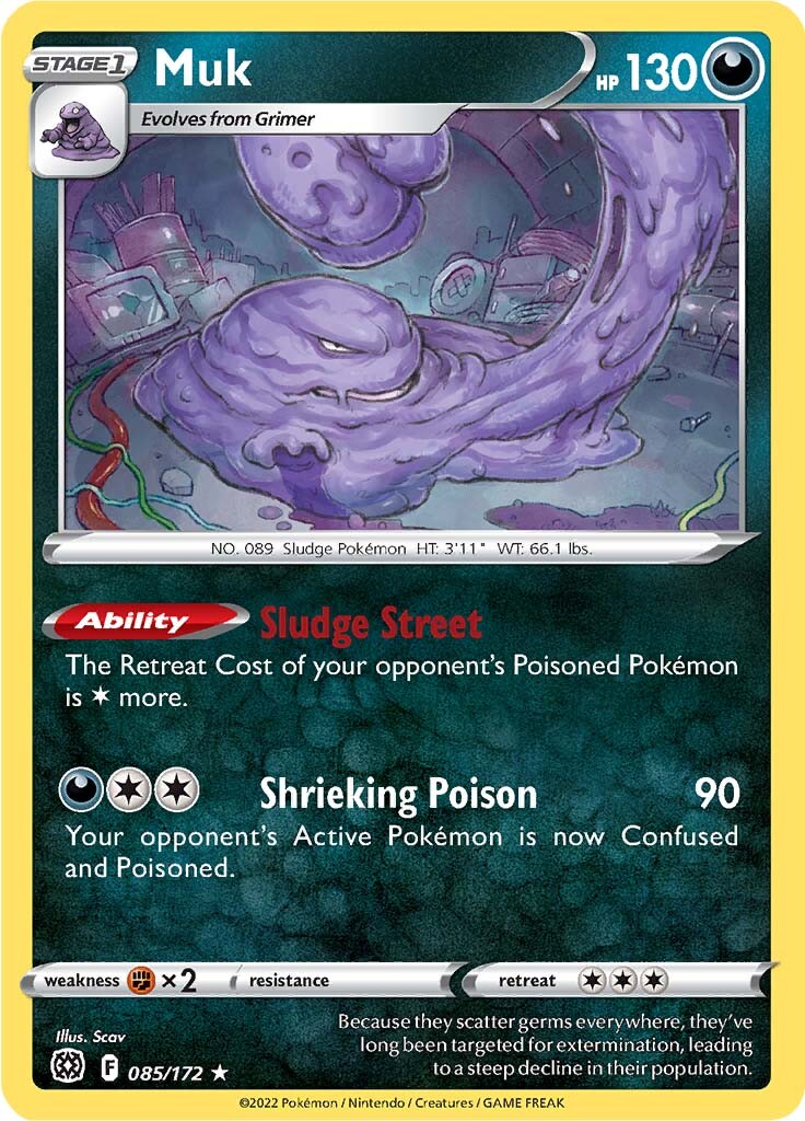 Muk (085/172) [Sword & Shield: Brilliant Stars] | Enigma On Main