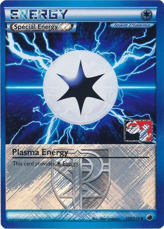 Plasma Energy (106/116) (Play Pokemon Promo) [Black & White: Plasma Freeze] | Enigma On Main