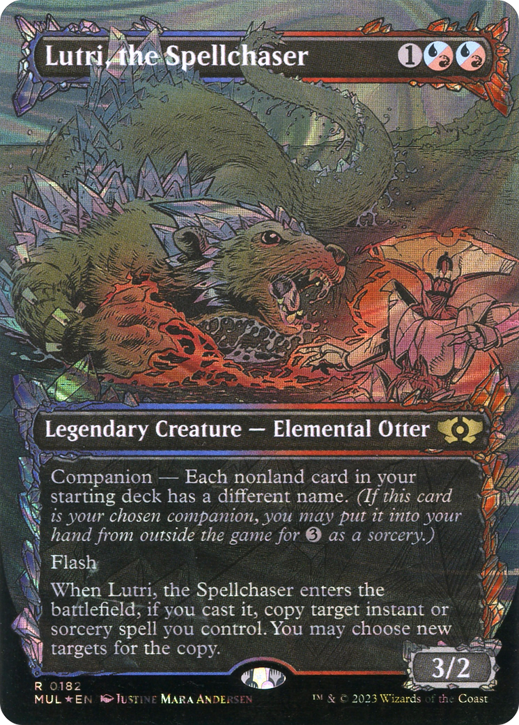 Lutri, the Spellchaser (Halo Foil) [Multiverse Legends] | Enigma On Main