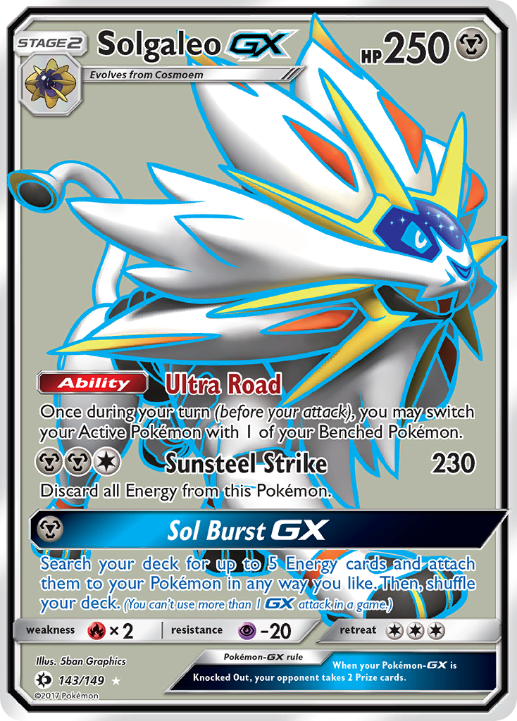 Solgaleo GX (143/149) [Sun & Moon: Base Set] | Enigma On Main