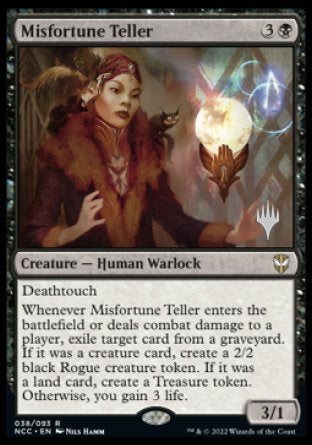 Misfortune Teller (Promo Pack) [Streets of New Capenna Commander Promos] | Enigma On Main