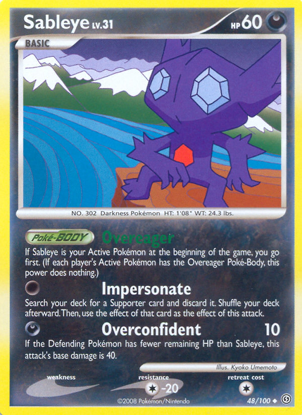 Sableye (48/100) [Diamond & Pearl: Stormfront] | Enigma On Main