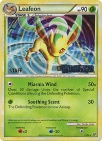 Leafeon (17/90) (Prerelease Promo) [Staff] [Nintendo: Black Star Promos] | Enigma On Main