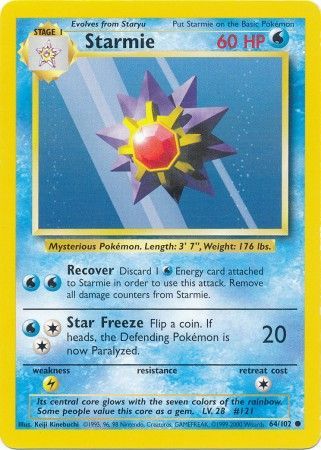 Starmie (64/102) [Base Set Unlimited] | Enigma On Main