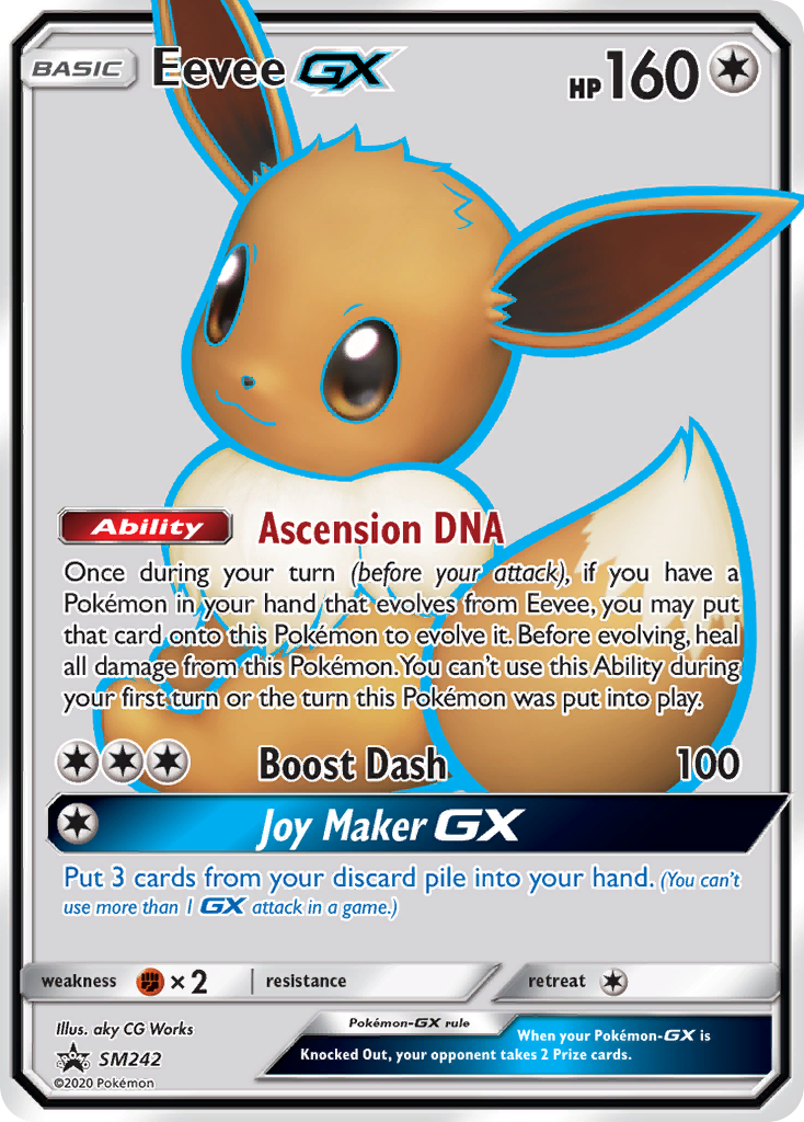 Eevee GX (SM242) [Sun & Moon: Black Star Promos] | Enigma On Main