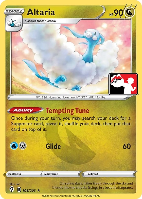 Altaria (106/203) [Prize Pack Series One] | Enigma On Main