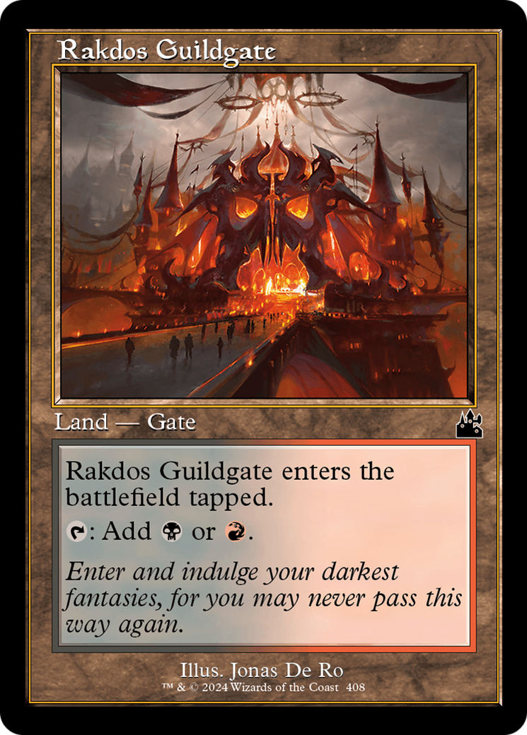 Rakdos Guildgate (Retro Frame) [Ravnica Remastered] | Enigma On Main