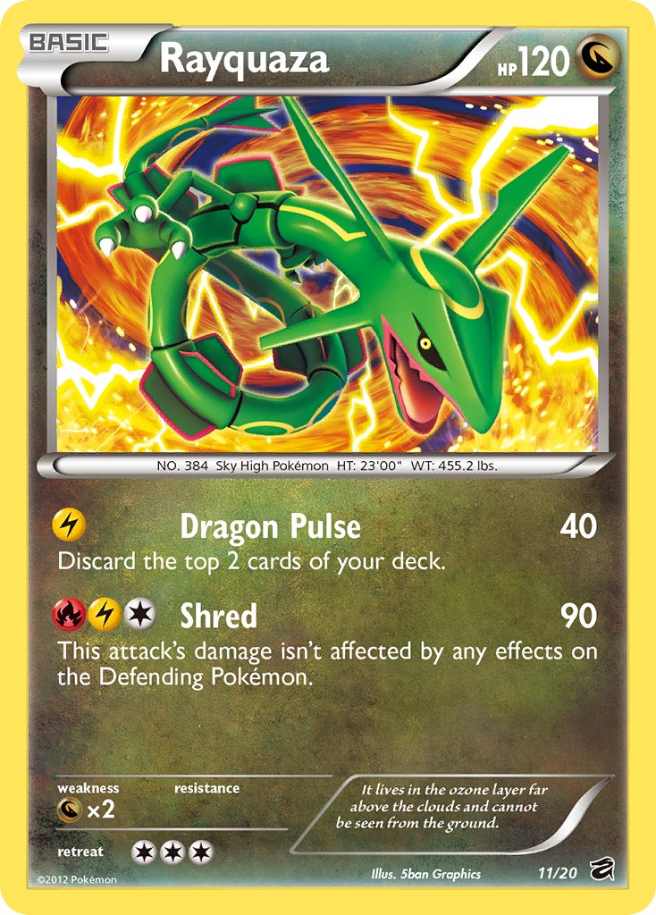 Rayquaza (11/20) (Blister Exclusive) [Black & White: Dragon Vault] | Enigma On Main