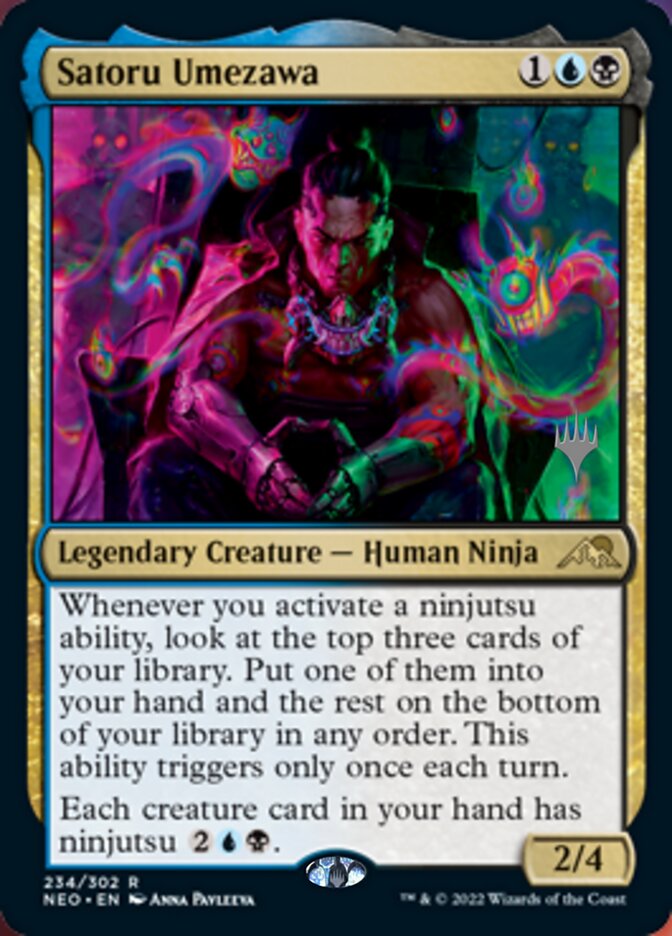 Satoru Umezawa (Promo Pack) [Kamigawa: Neon Dynasty Promos] | Enigma On Main