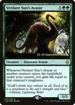 Verdant Sun's Avatar [Ixalan Promos] | Enigma On Main