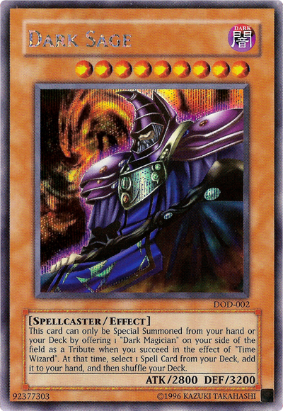 Dark Sage [DOD-002] Prismatic Secret Rare | Enigma On Main