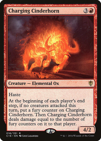 Charging Cinderhorn [Commander 2016] | Enigma On Main