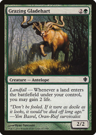 Grazing Gladehart [Commander 2013] | Enigma On Main