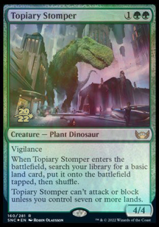 Topiary Stomper [Streets of New Capenna Prerelease Promos] | Enigma On Main