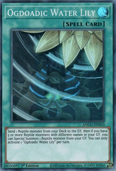 Ogdoadic Water Lily (Super Rare) [ANGU-EN010] Super Rare | Enigma On Main