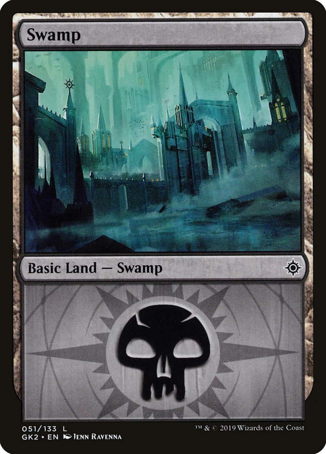 Swamp (51) [Ravnica Allegiance Guild Kit] | Enigma On Main