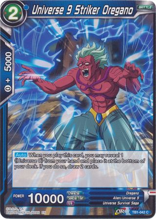 Universe 9 Striker Oregano (Reprint) (TB1-042) [Battle Evolution Booster] | Enigma On Main