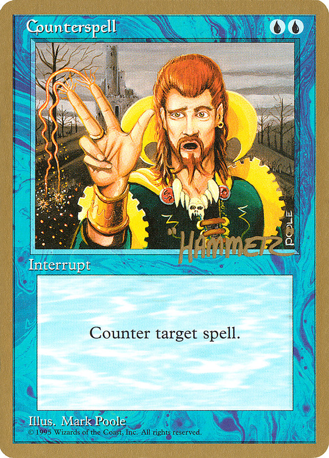 Counterspell (Shawn "Hammer" Regnier) [Pro Tour Collector Set] | Enigma On Main