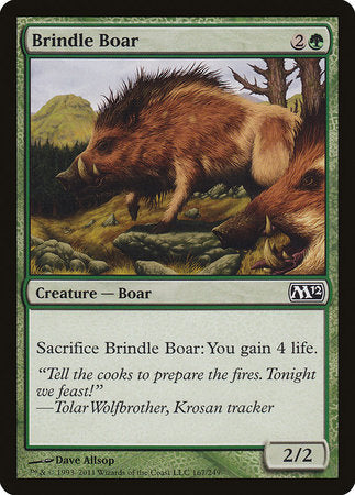 Brindle Boar [Magic 2012] | Enigma On Main