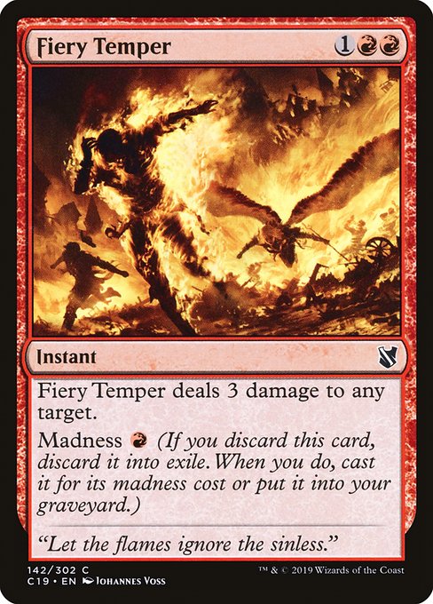 Fiery Temper [Commander 2019] | Enigma On Main