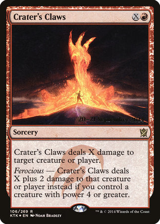 Crater's Claws [Khans of Tarkir Promos] | Enigma On Main