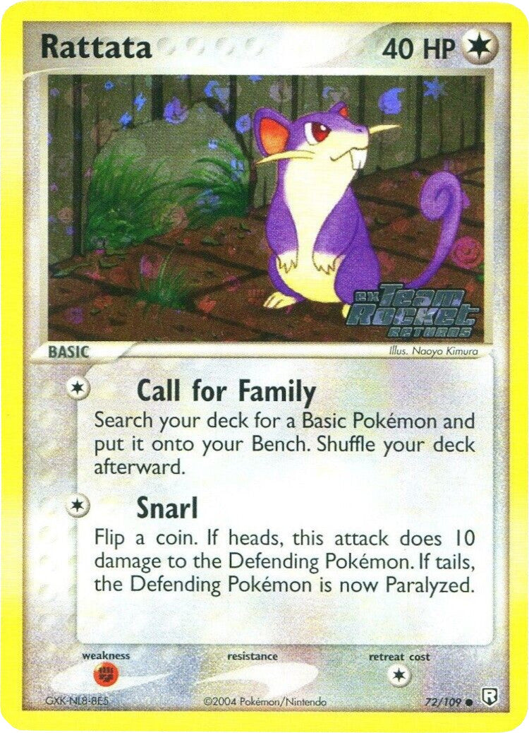 Rattata (72/109) (Stamped) [EX: Team Rocket Returns] | Enigma On Main