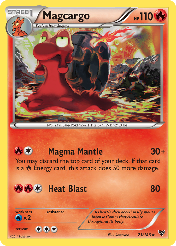 Magcargo (21/146) [XY: Base Set] | Enigma On Main